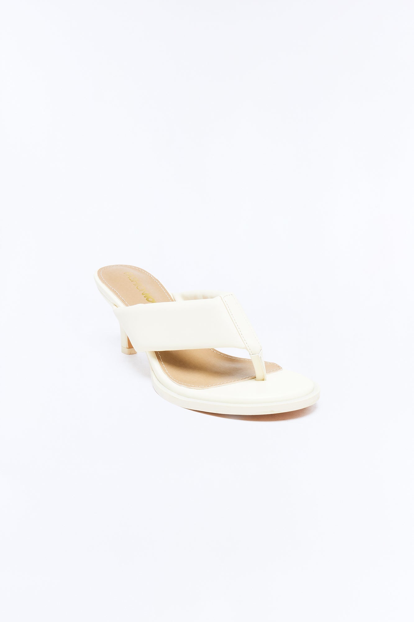 Cardinal Thong Kitten Heels - Cream