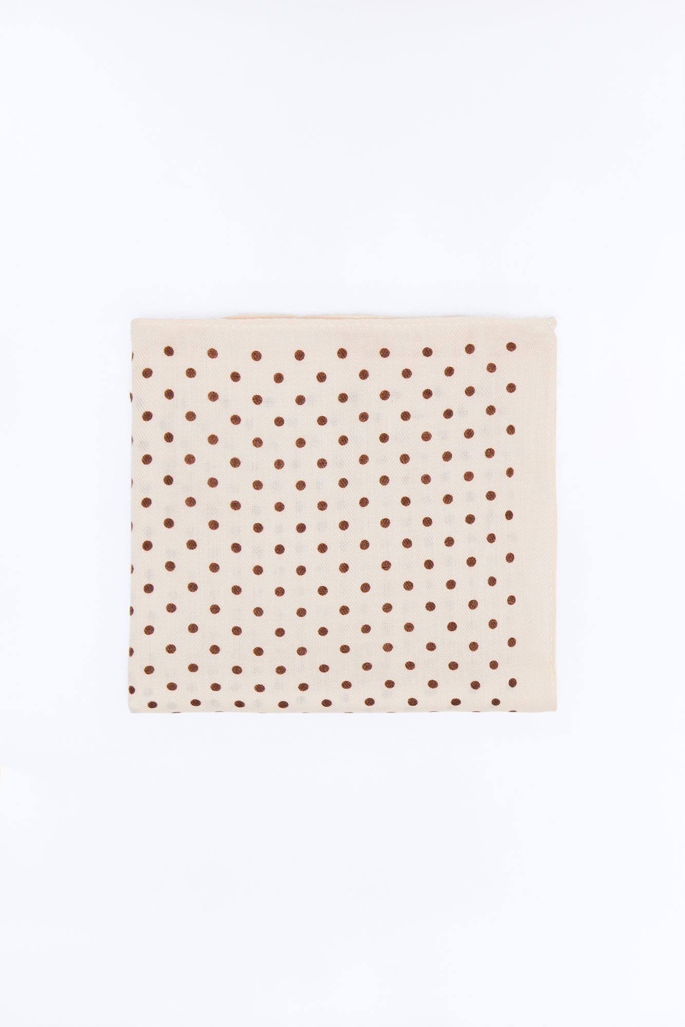 Kaitlyn Polka Dot Head Scarf - Taupe NEWFASHIONEDGE