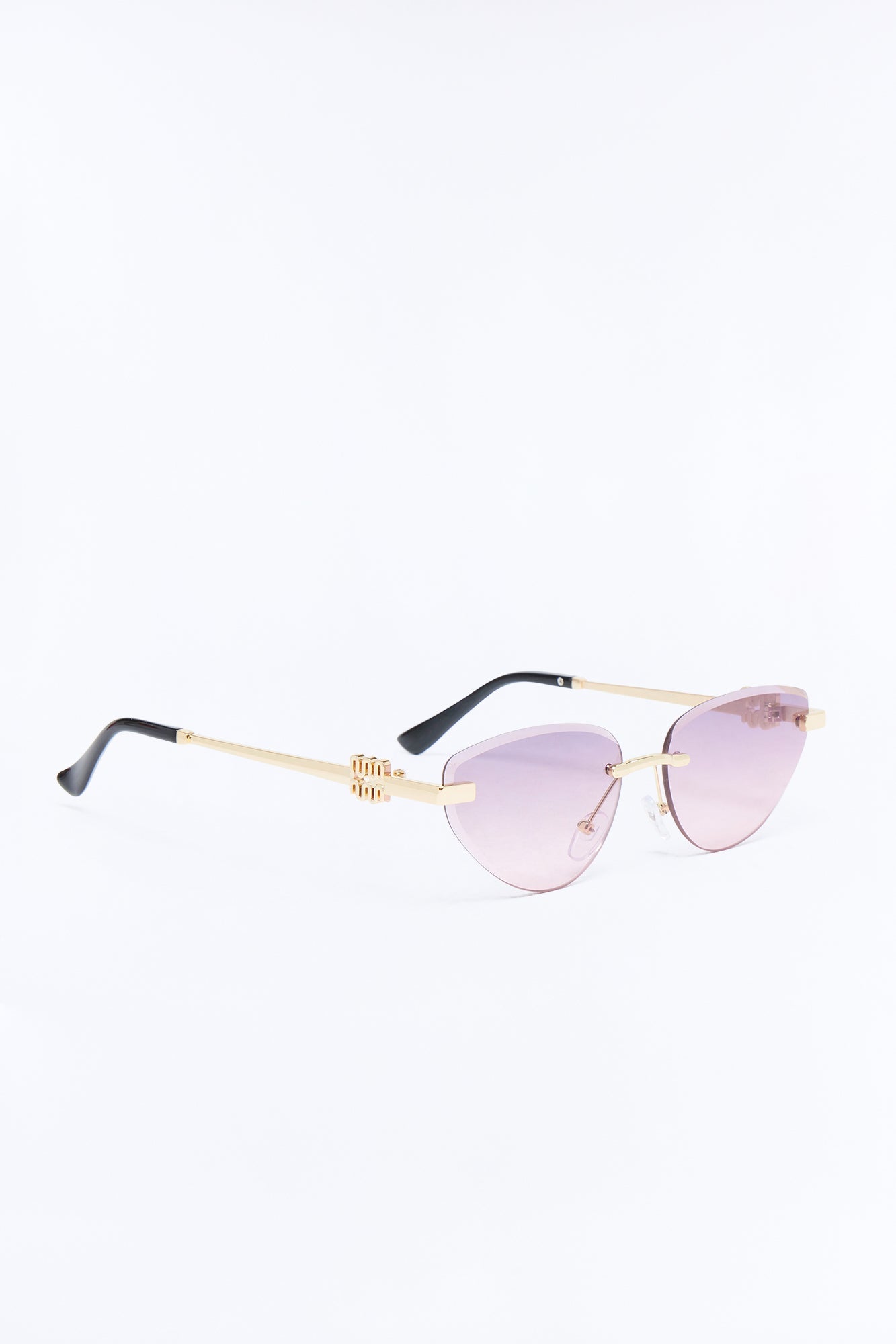 Doll House Sunglasses - Gold/Purple NEWFASHIONEDGE