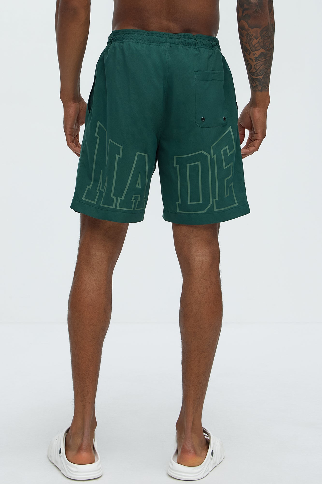 Self Made Swim Classic Trunk - Green