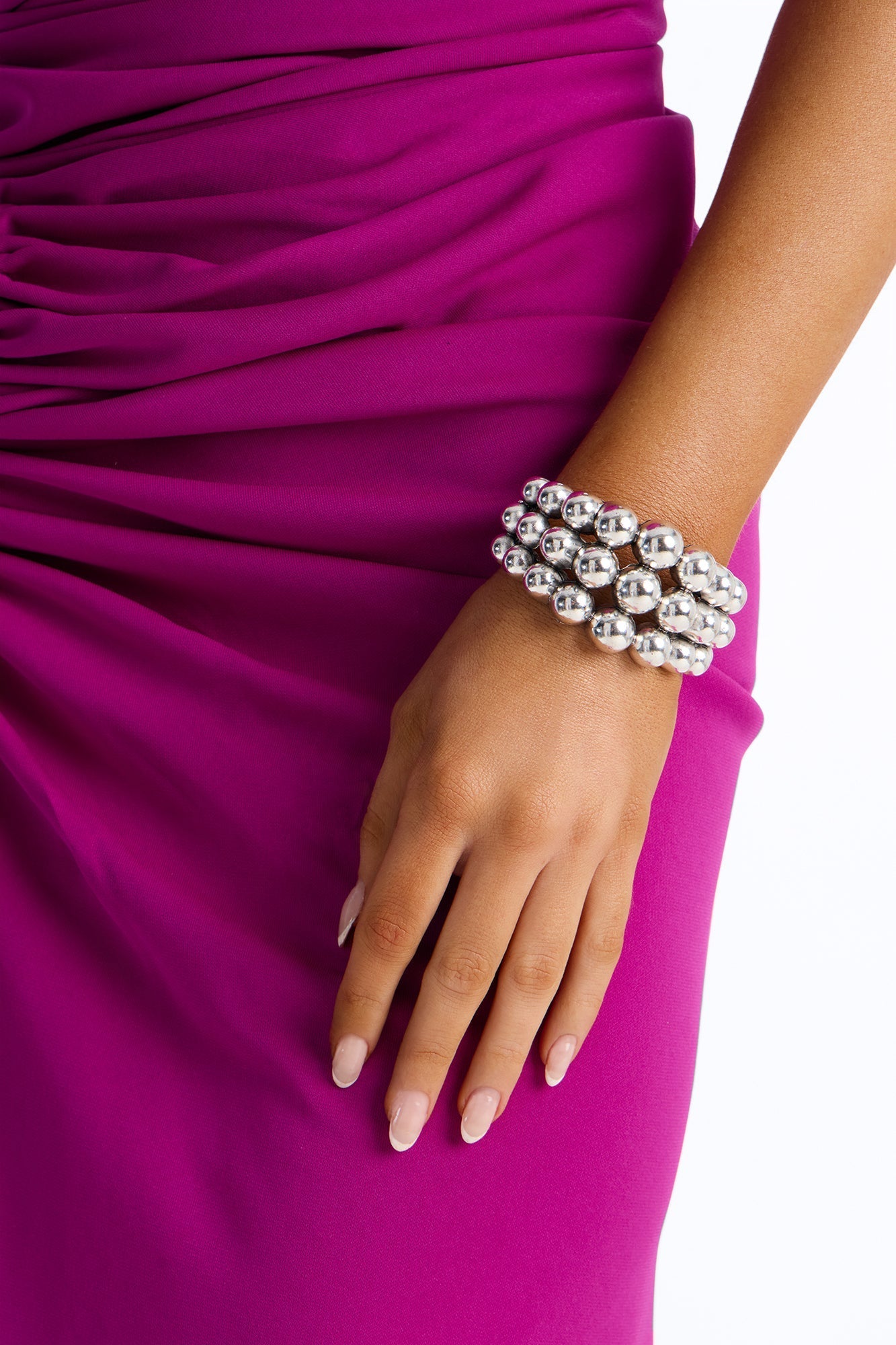 Solid Energy Cuff Bracelet - Silver NEWFASHIONEDGE