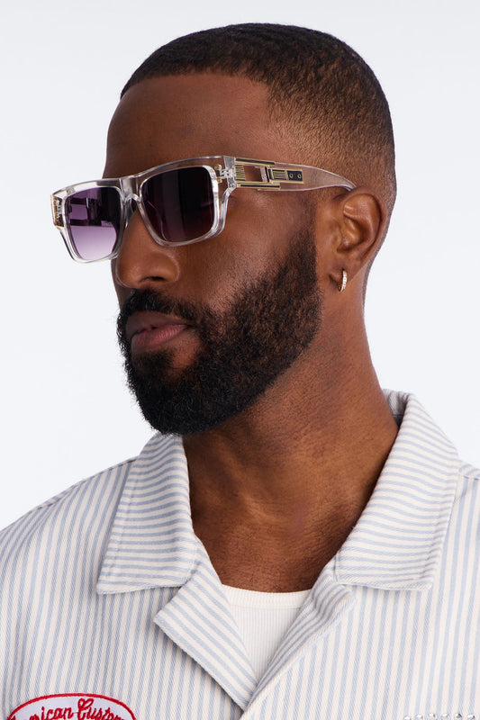 Industrial Insight Square Sunglasses - Clear