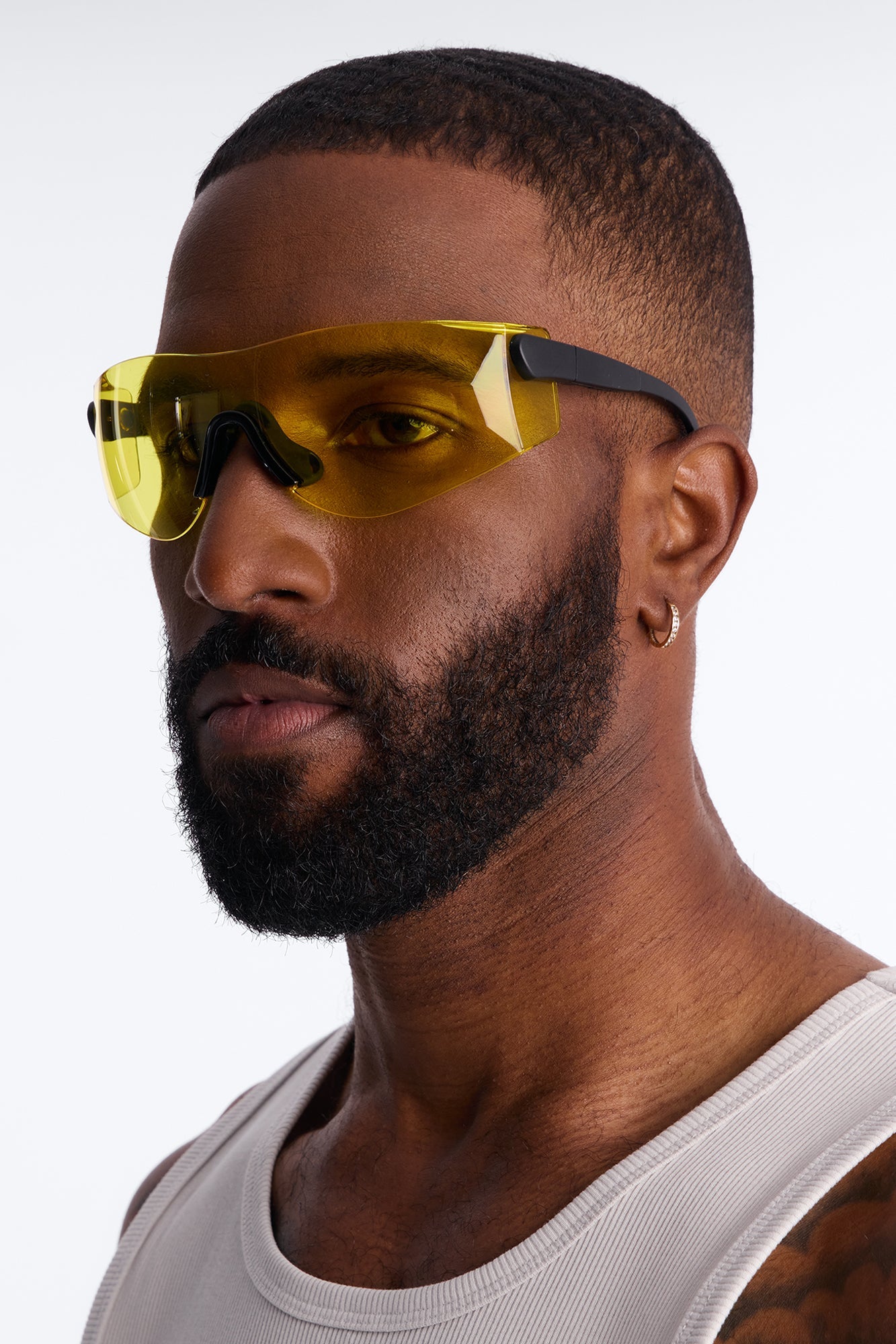 Real Revo Shield Sunglasses - Yellow