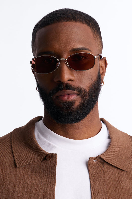 Not Anymore Circular Sunglasses - Silver
