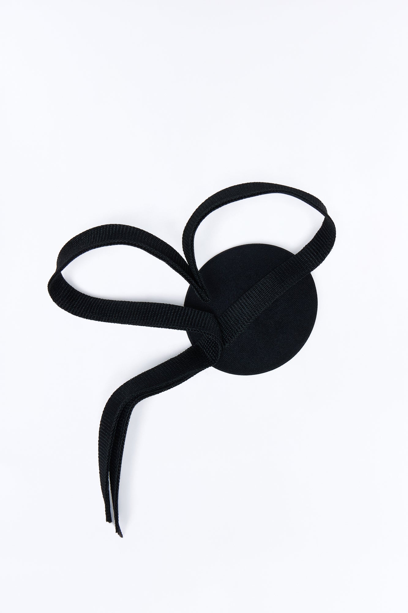 Queen Of Spades Fascinator - Black