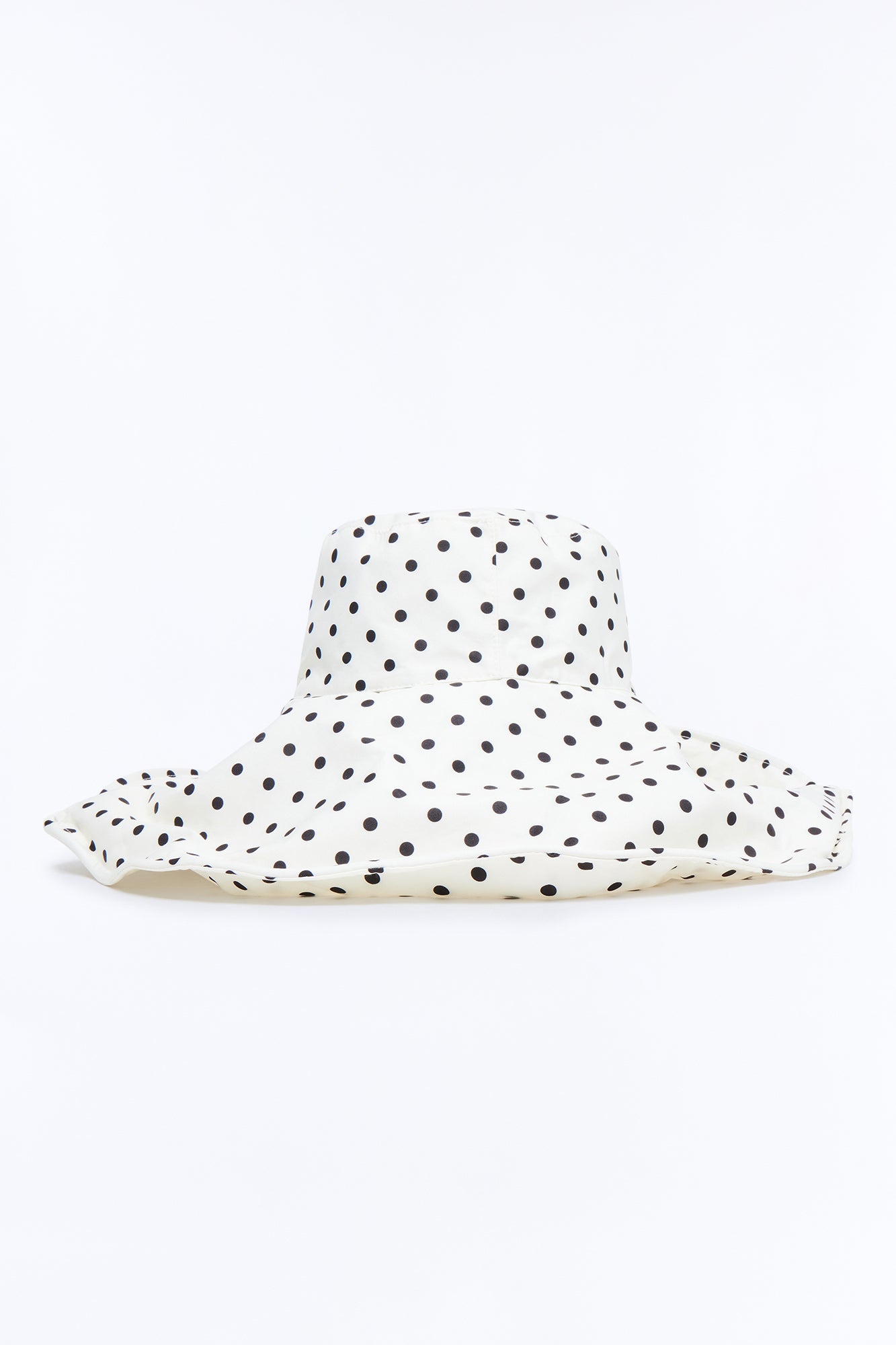 French Riviera Summer Sun Hat - White/Black NEWFASHIONEDGE
