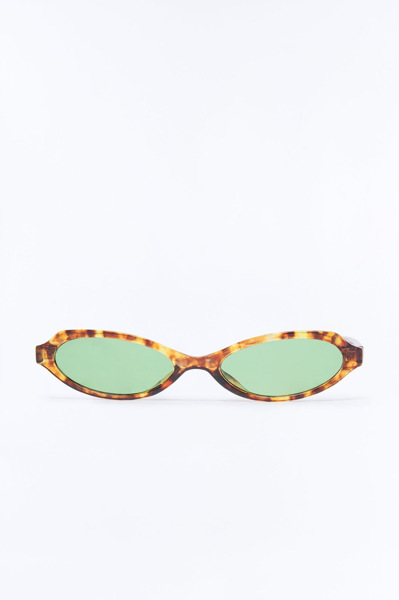 Wise Guy Sunglasses - Tortoise/Green NEWFASHIONEDGE