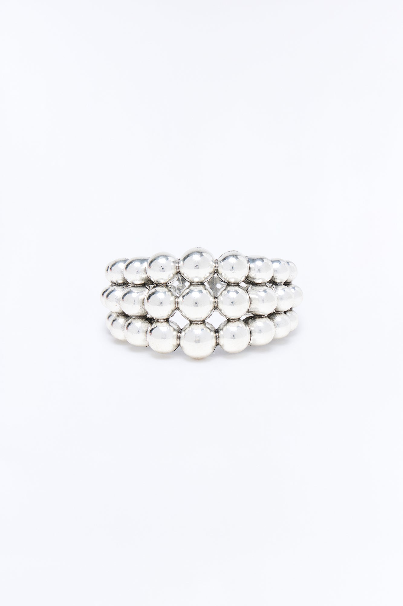 Solid Energy Cuff Bracelet - Silver NEWFASHIONEDGE