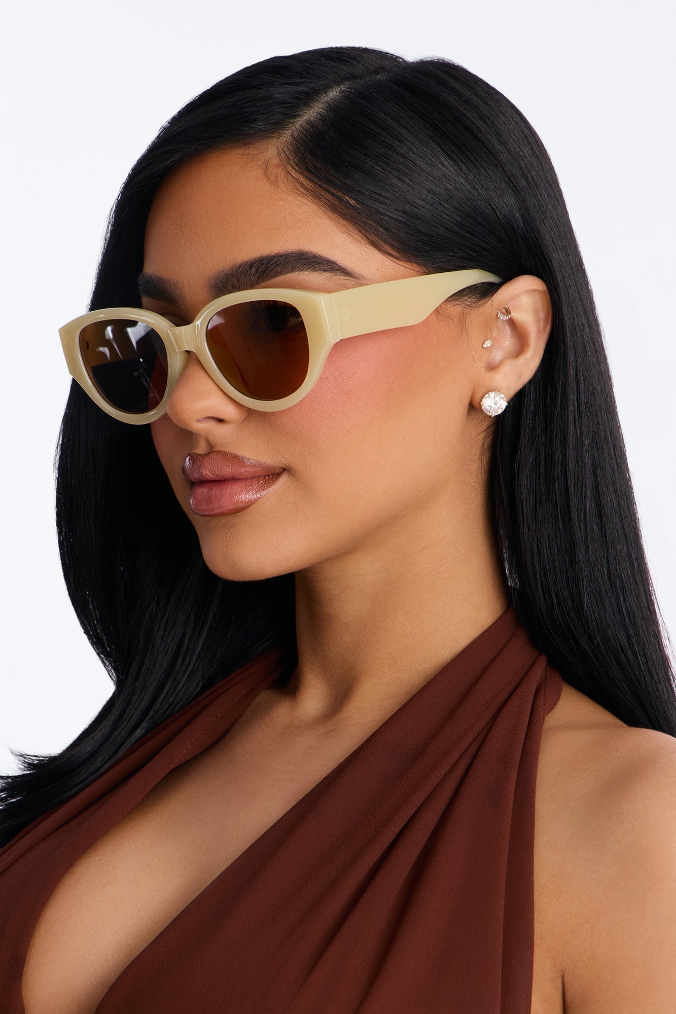 Blush Beam Sunglasses - Yellow NEWFASHIONEDGE