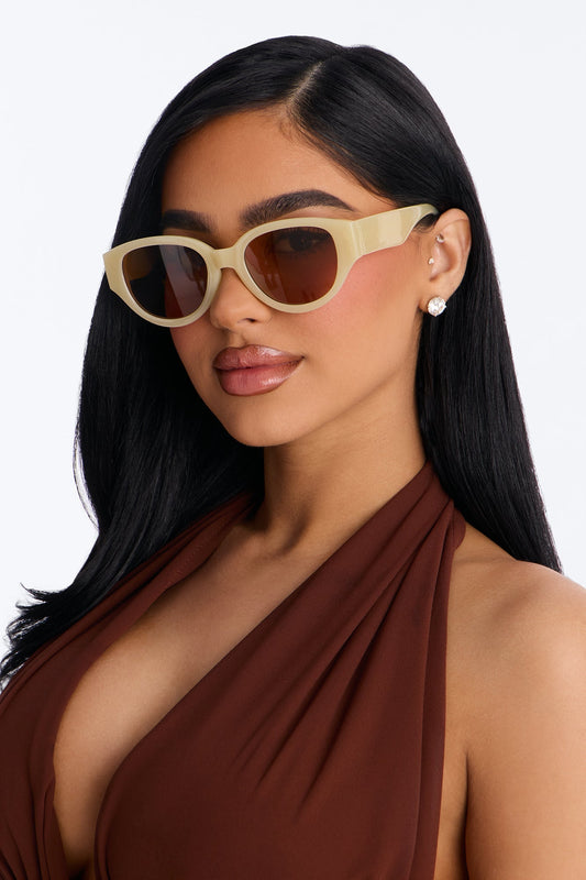 Blush Beam Sunglasses - Yellow NEWFASHIONEDGE