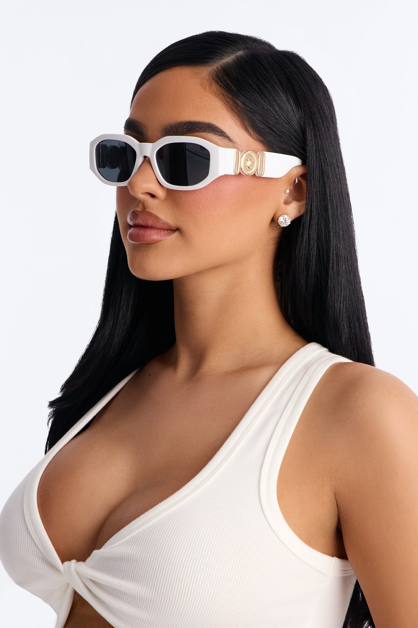 Excuse Me Sunglasses - White