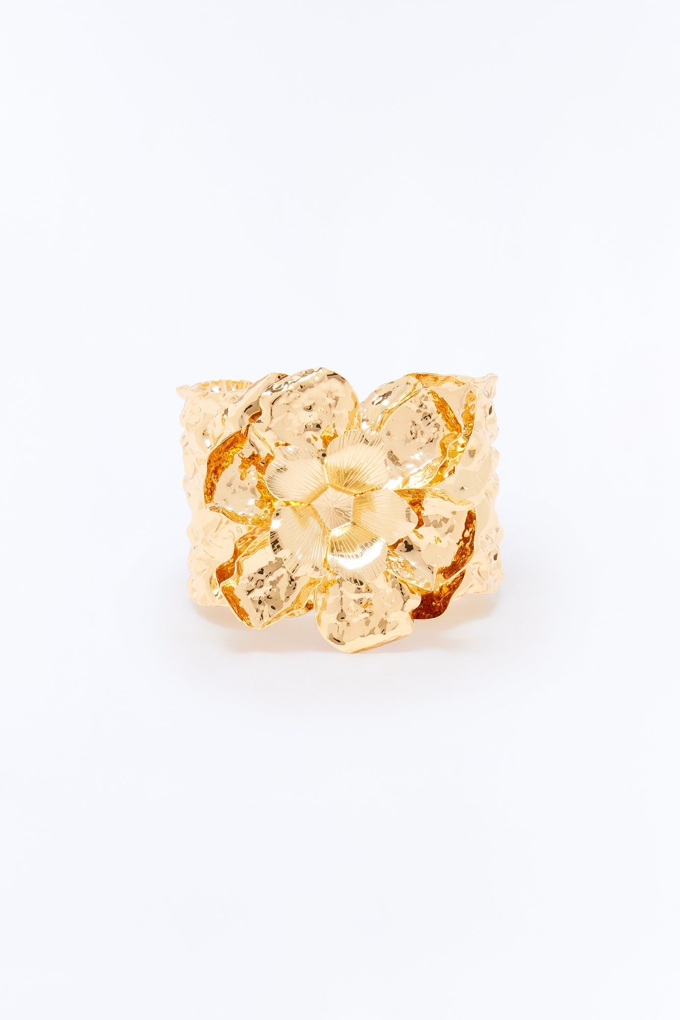 Florence Cuff Bracelet - Gold NEWFASHIONEDGE