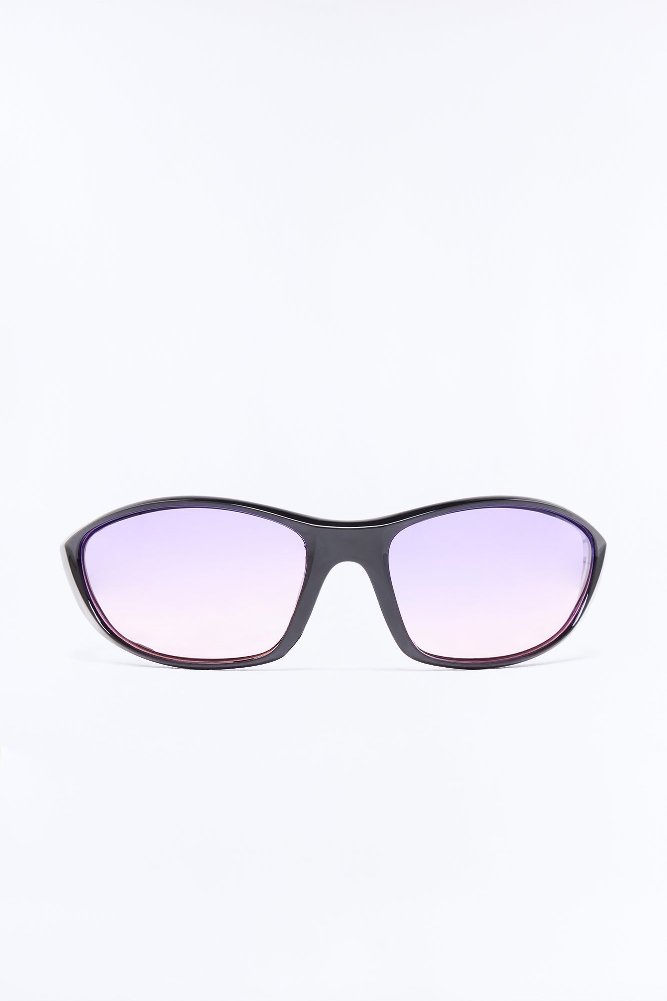 Chic And Speedy Sunglasses - Black/Pink
