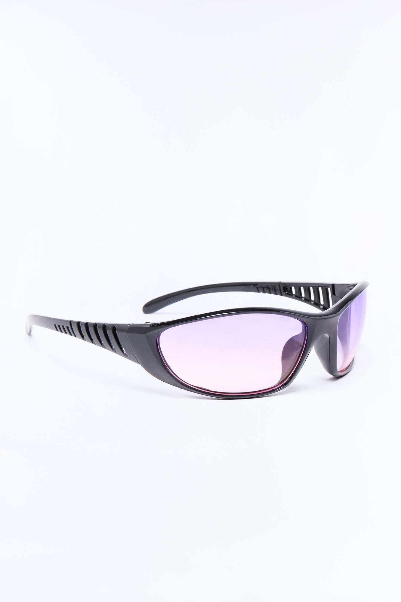 Chic And Speedy Sunglasses - Black/Pink