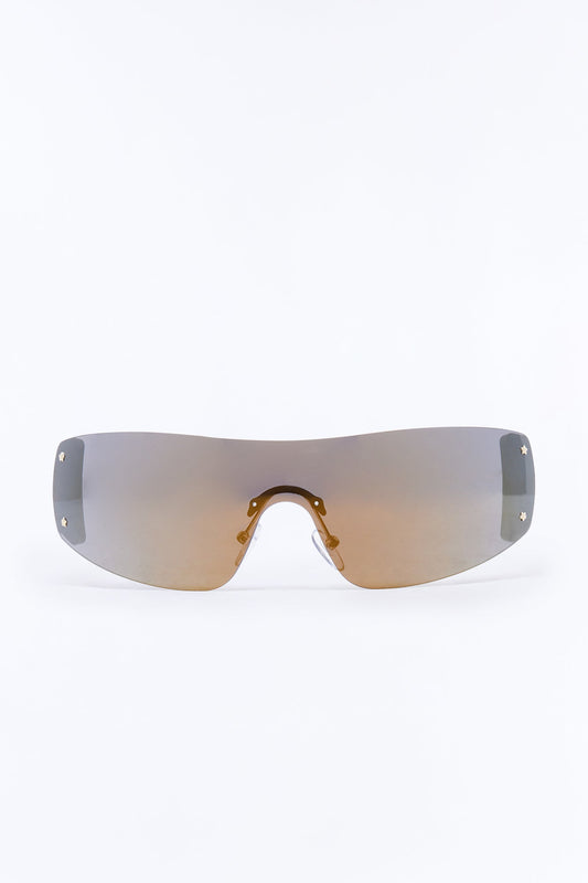 Baddie Blaze Sunglasses - Gold