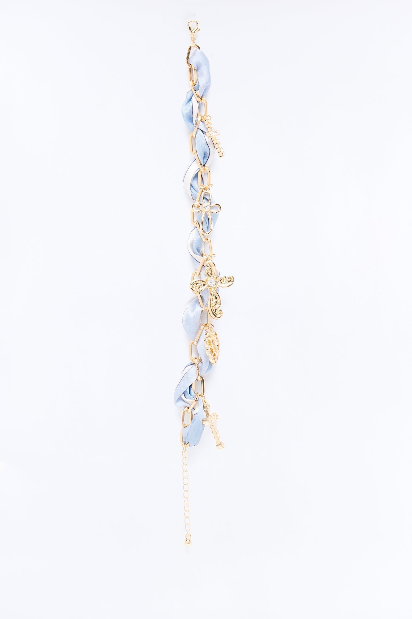 Divine Charm Bracelet - Gold/Blue