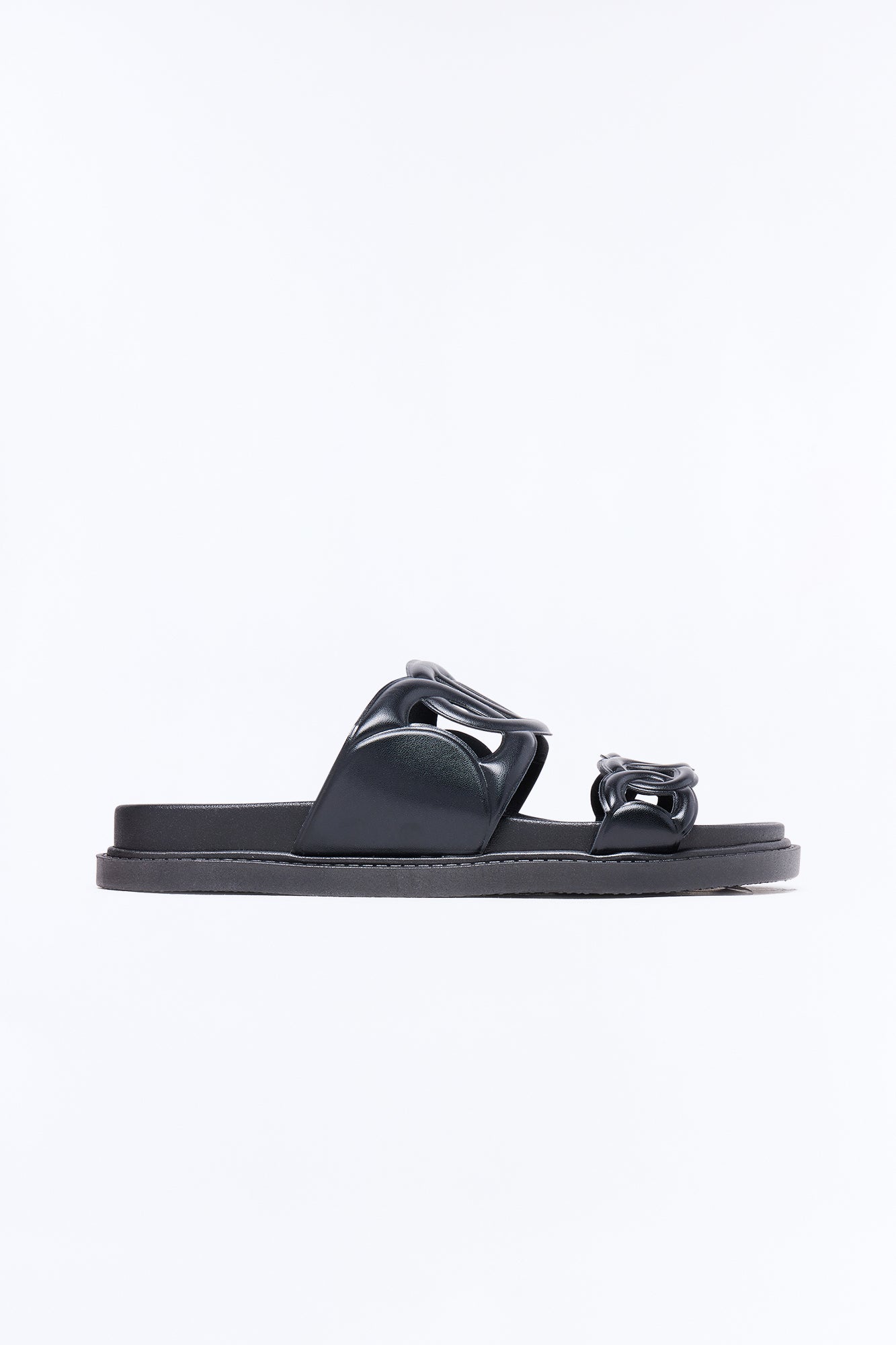 Alma Slip On Sandals - Black Fashion Nova