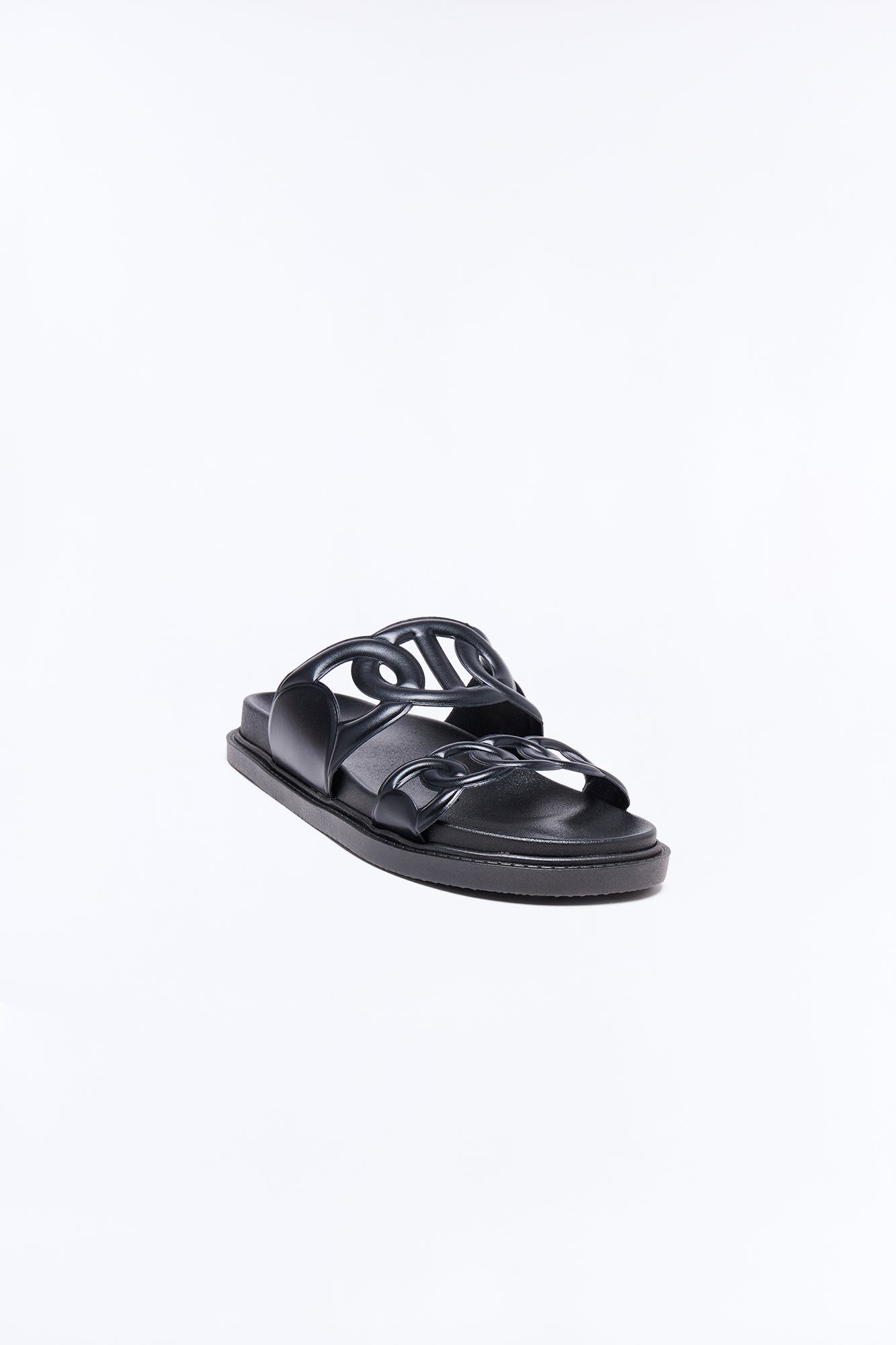 Alma Slip On Sandals - Black Fashion Nova