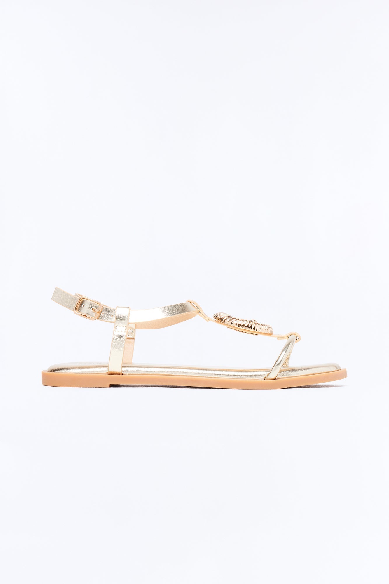 Avida Shell Sandals - Gold NEWFASHIONEDGE