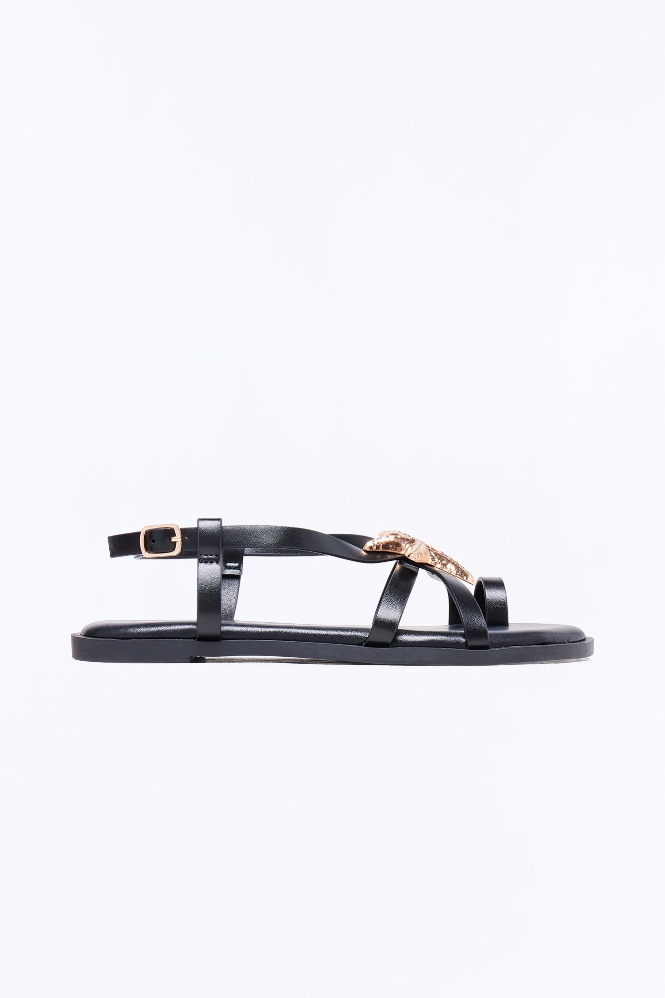 Reyes Starfish Sandals - Black