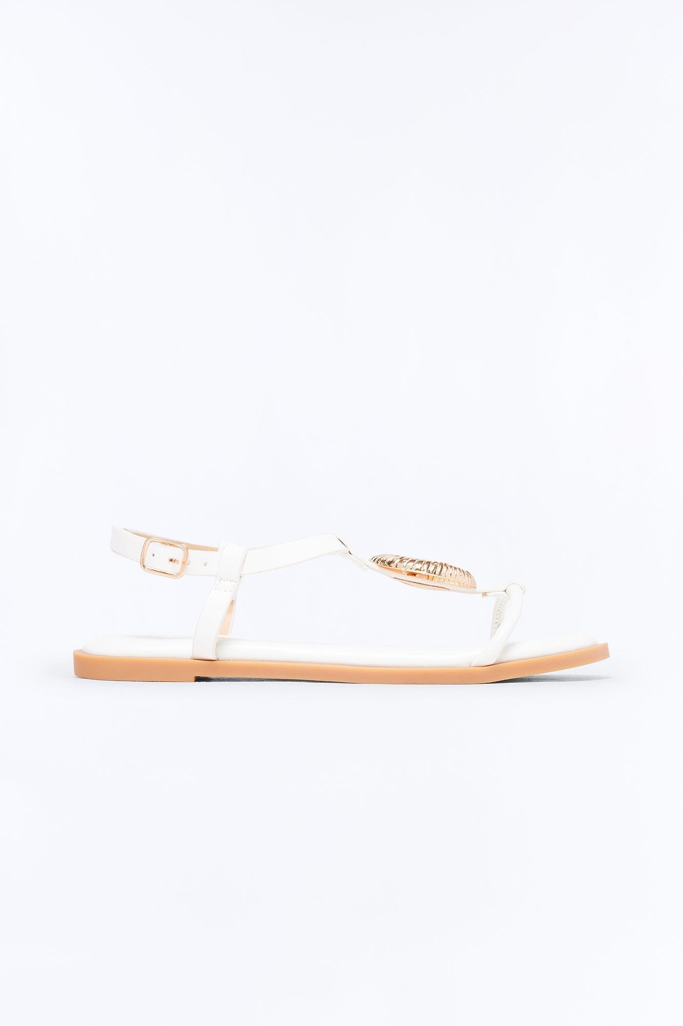 Avida Shell Sandals - White NEWFASHIONEDGE