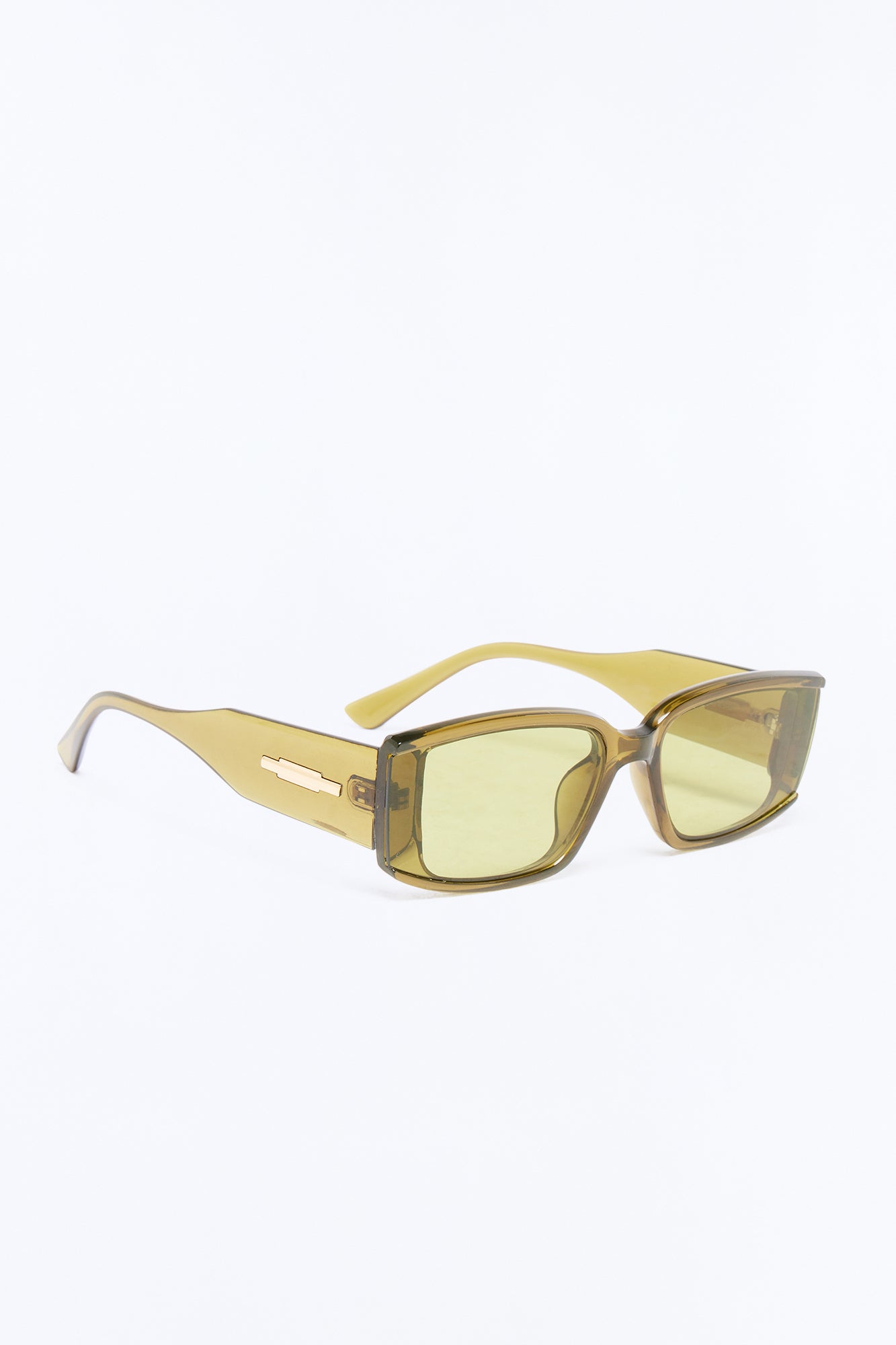 Sweet And Sassy Sunglasses - Olive