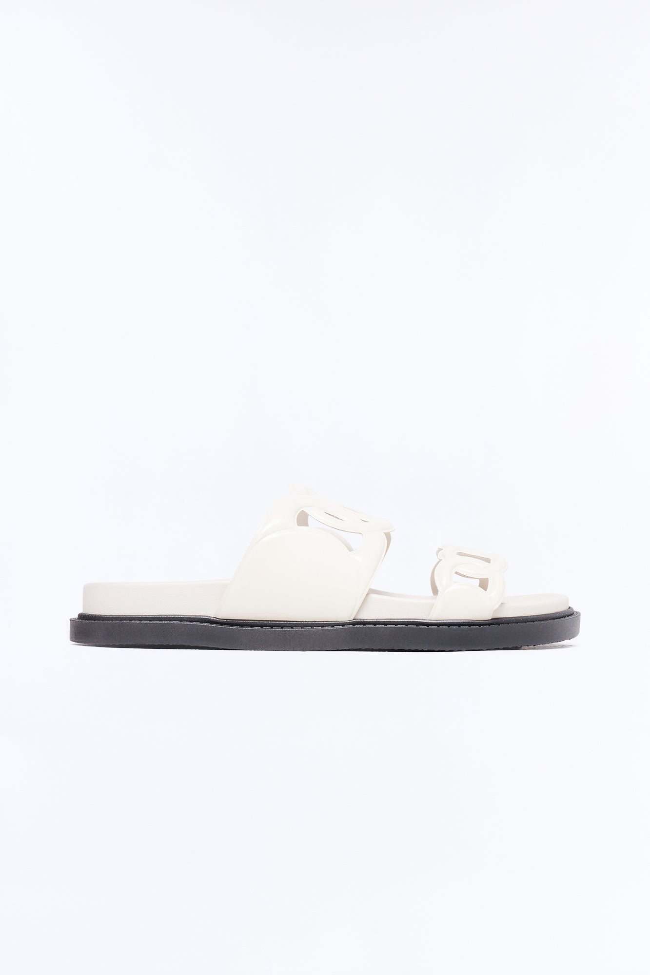 Alma Slip On Sandals - Ivory Fashion Nova