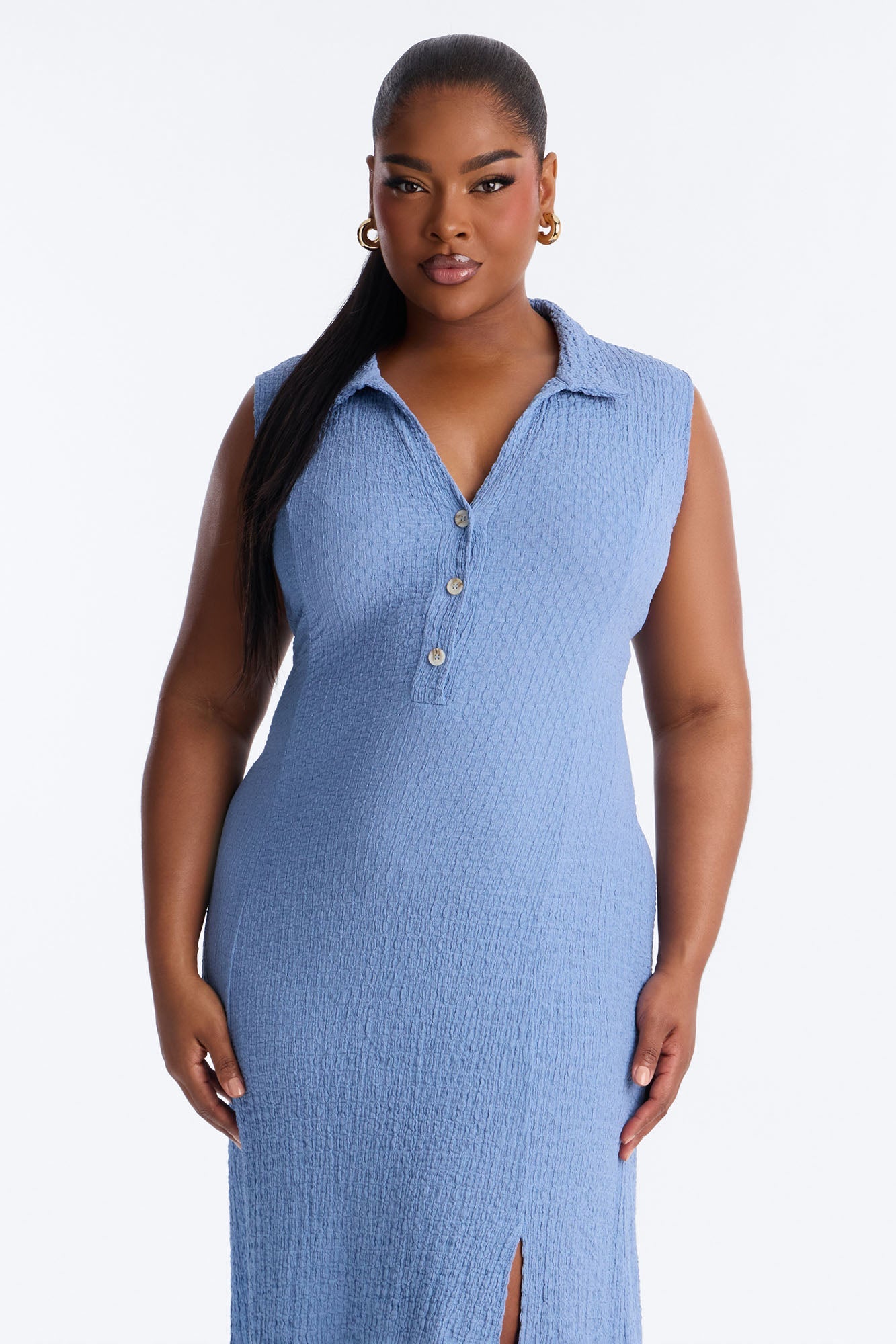 Forever A Classic Maxi Dress - Blue