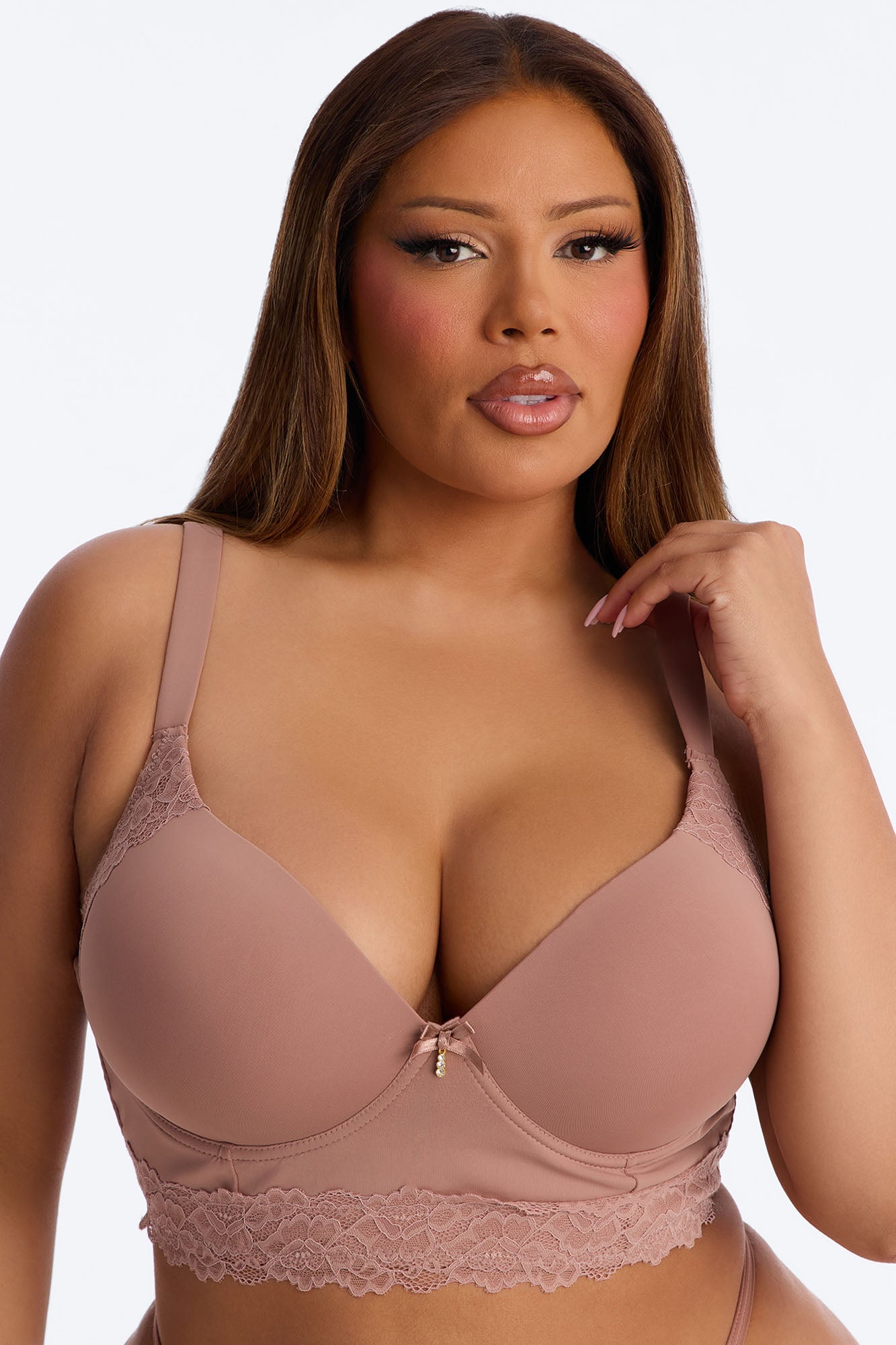 Keep It Comfy Wireless Smoothing Bra - Mocha NEWFASHIONEDGE
