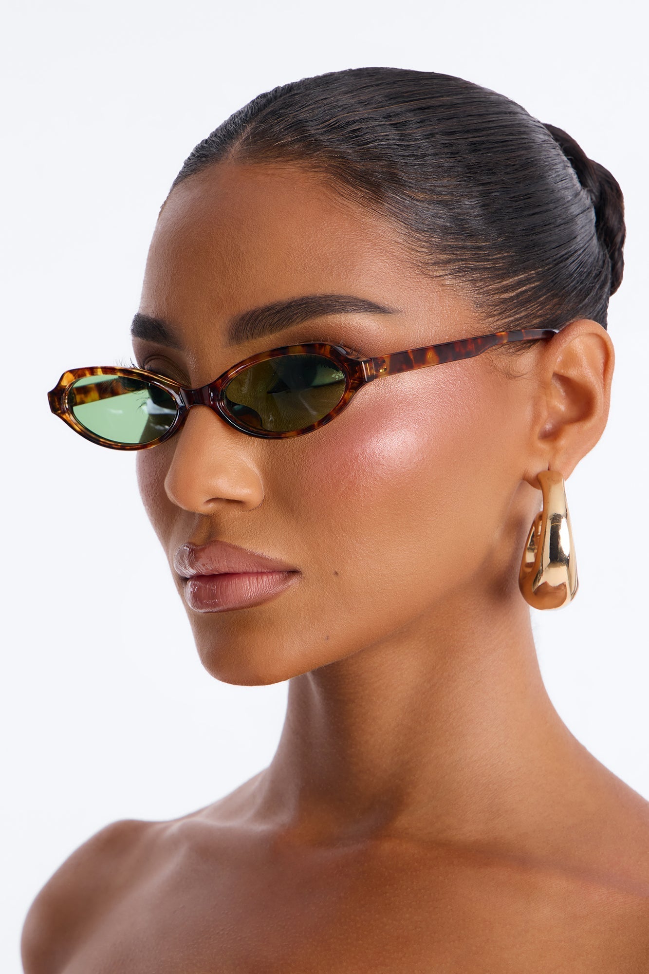Wise Guy Sunglasses - Tortoise/Green NEWFASHIONEDGE