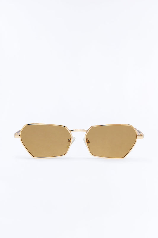 Abbot Kinney Blvd Sunglasses - Gold/Brown