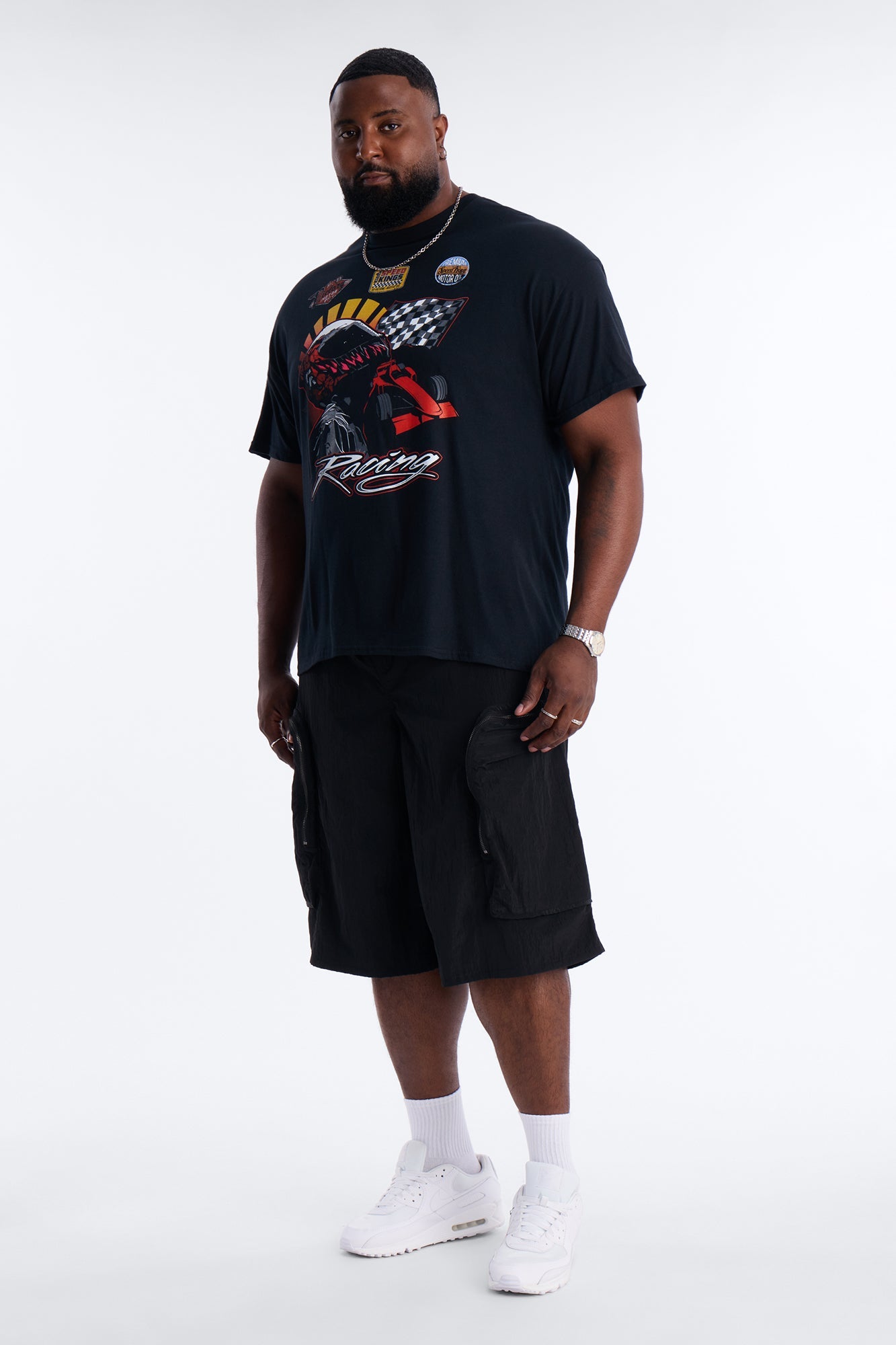 Pure Speed Racing Short Sleeve Tee - Black