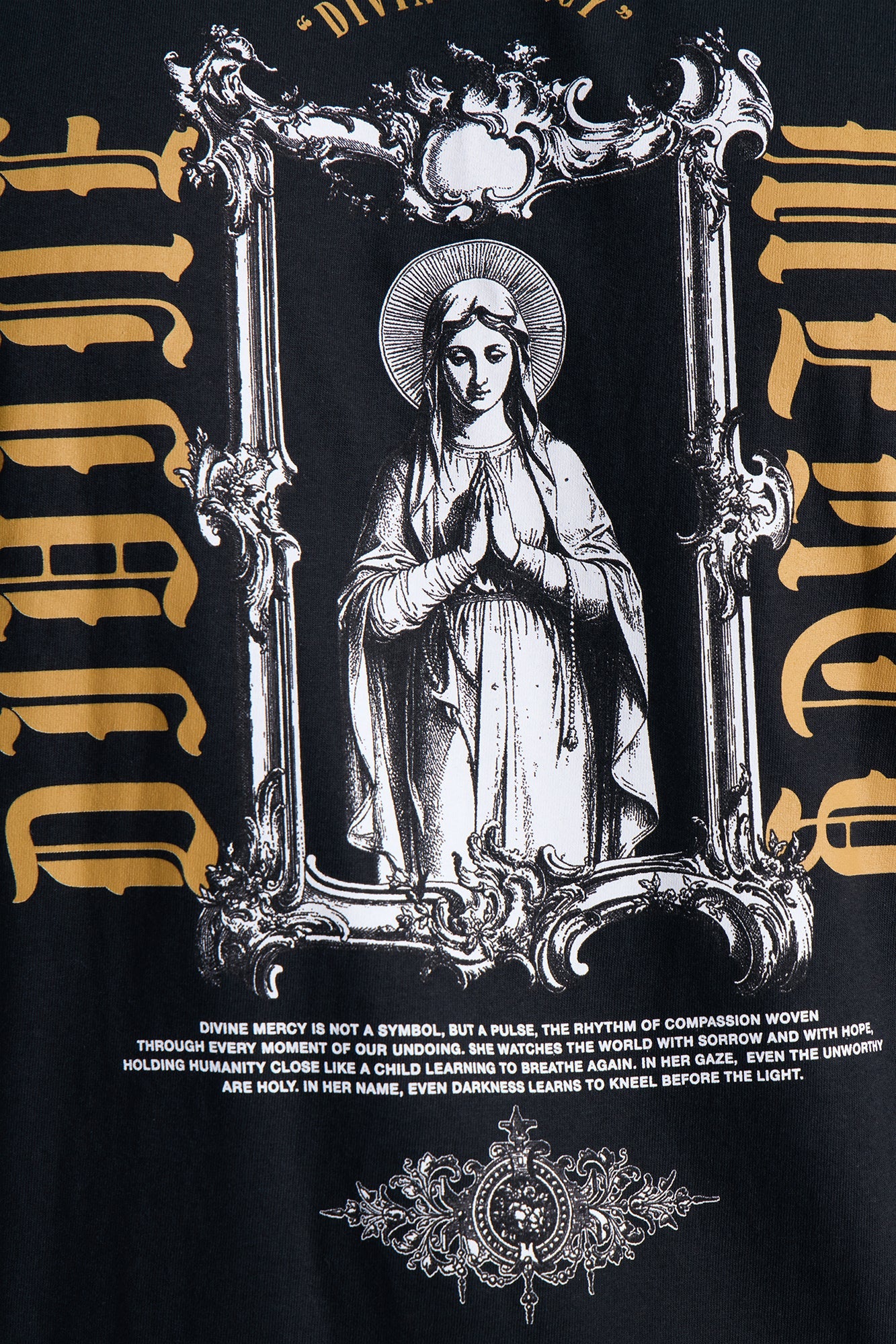 Divine Mercy Muscle Tee - Black