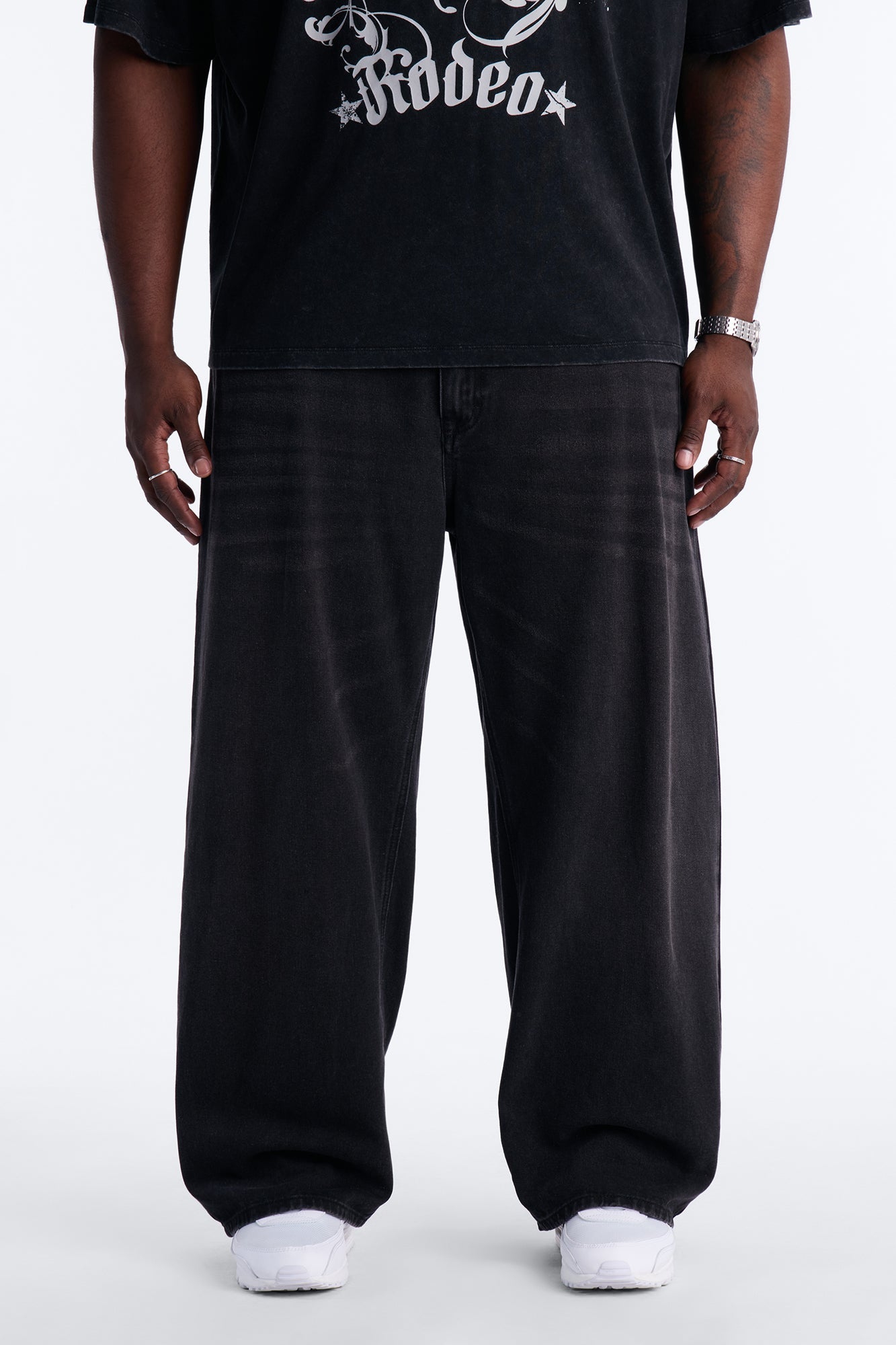 Essential Baggy Rigid Jean - Black Wash