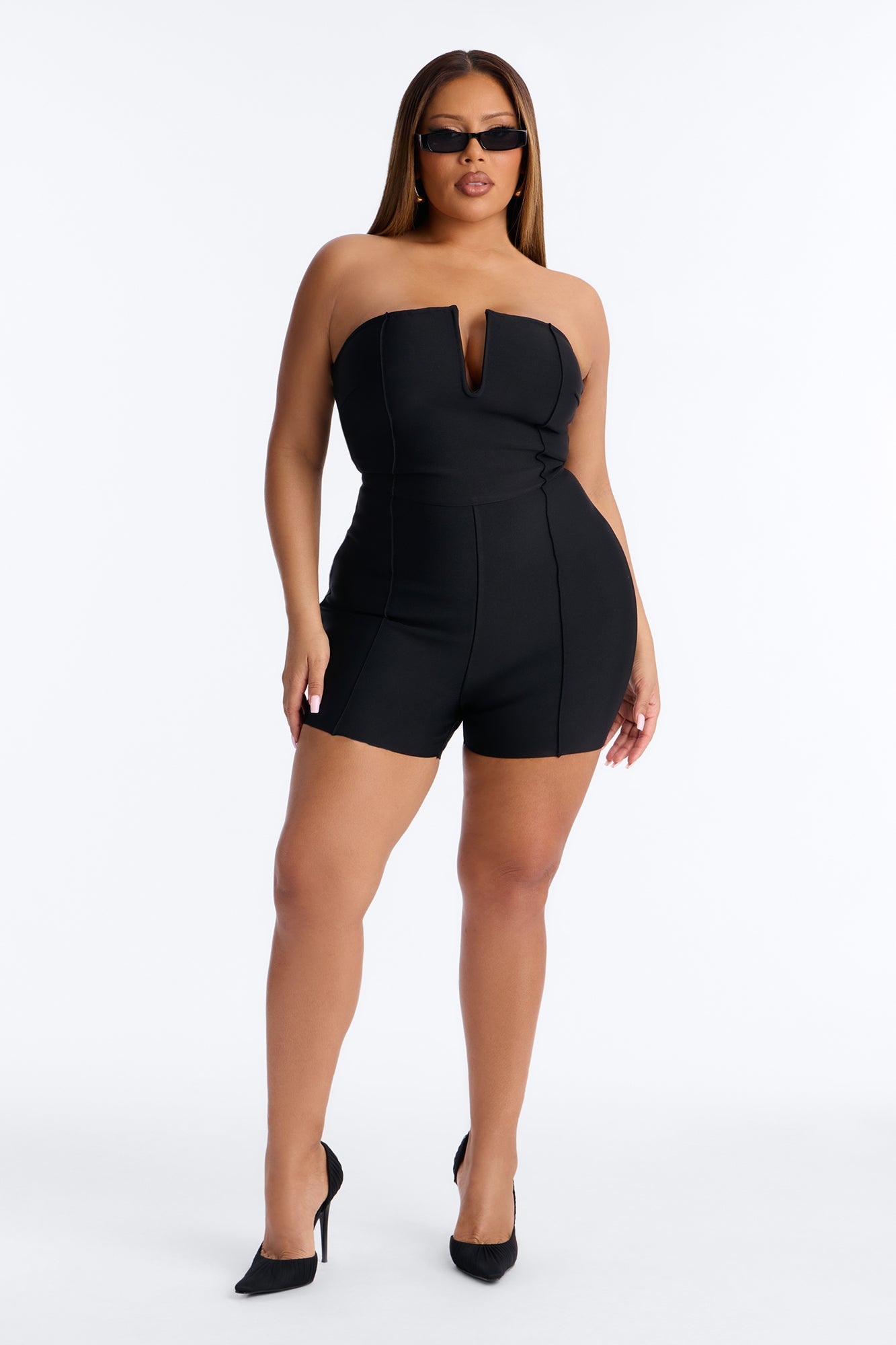 Someone To You Bandage Romper - Black