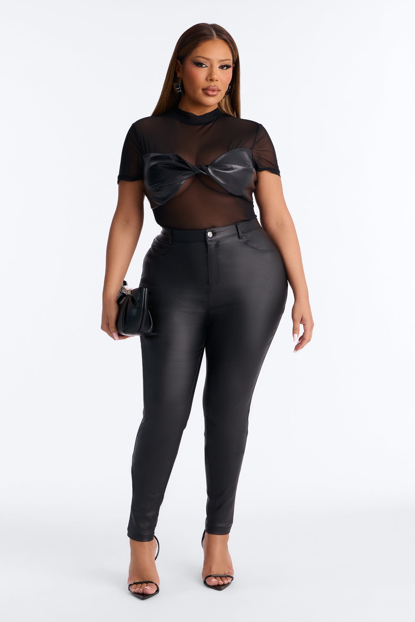 Tall Sammie High Rise Pants - Black