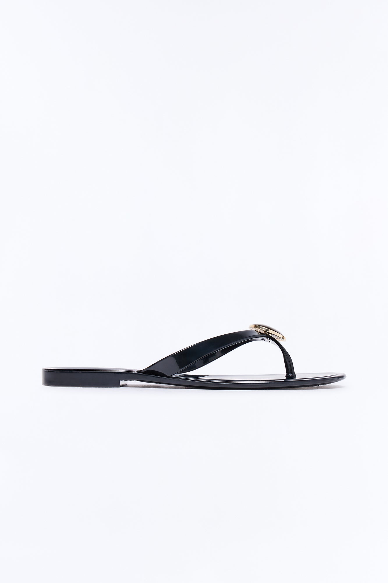 Maison Jelly Jewel Flip Flops - Black NEWFASHIONEDGE