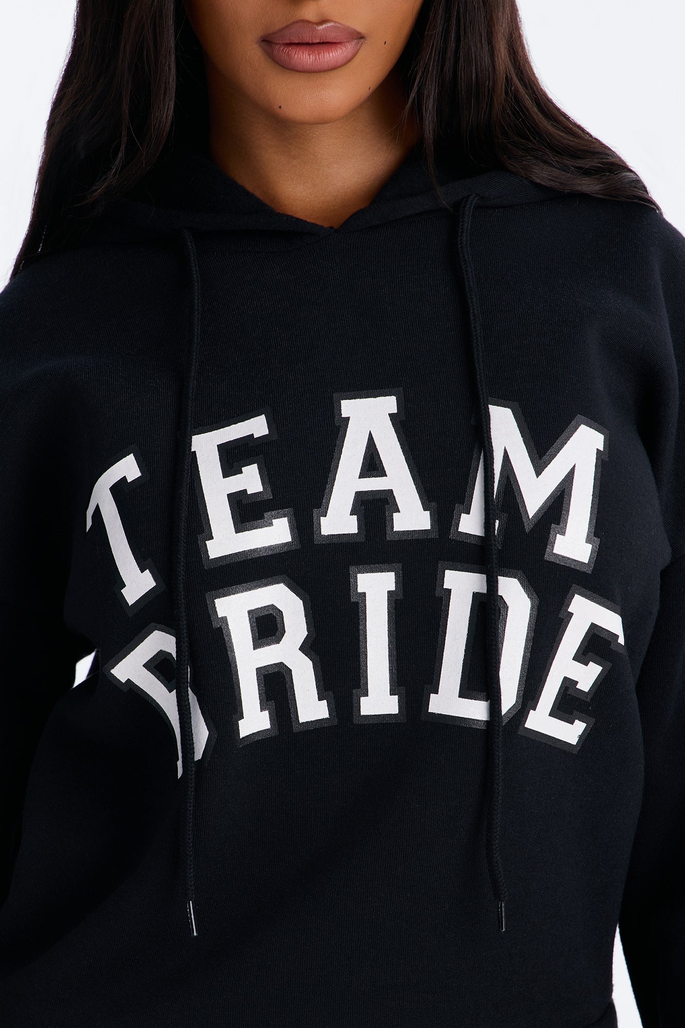 Team Bride PJ Hoodie & Sweatpant Set - Black