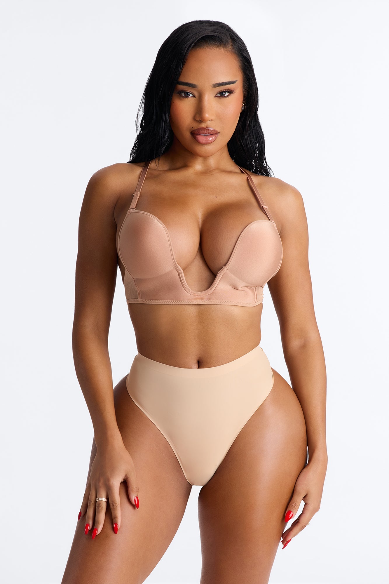 Supportive And Sleek U-Shape Bra - Nude
