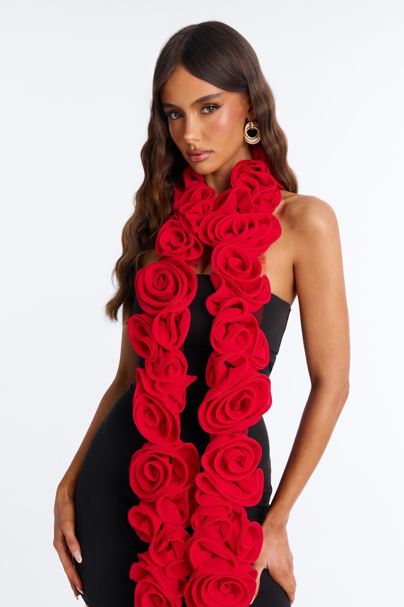 Deeply Madly Love Rose Necklace - Red NEWFASHIONEDGE
