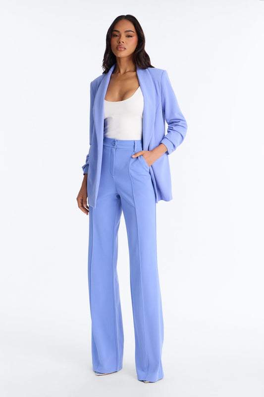 Tall Heidi Wide Leg Trouser Pant - Periwinkle Fashion Nova