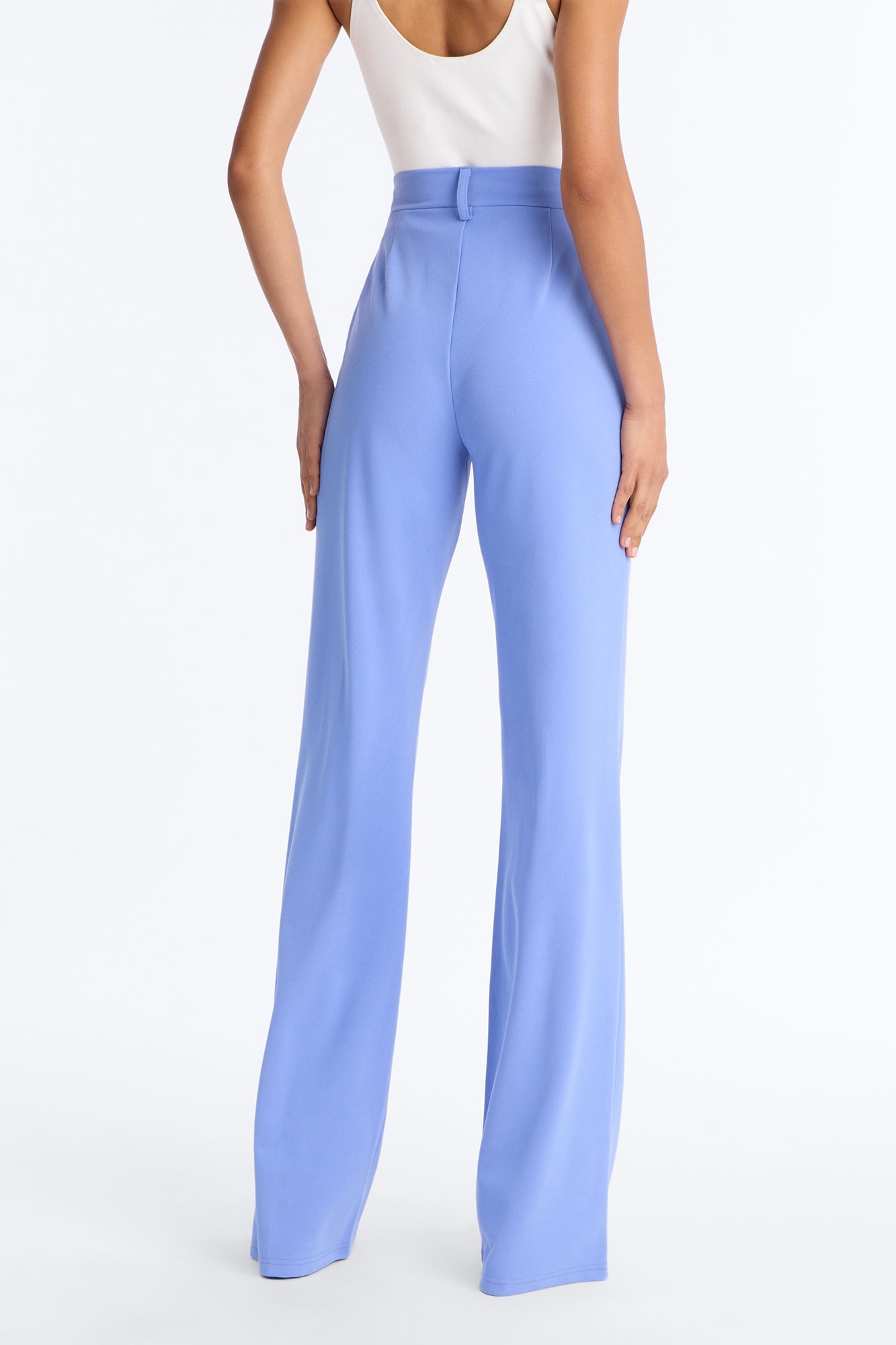 Tall Heidi Wide Leg Trouser Pant - Periwinkle Fashion Nova