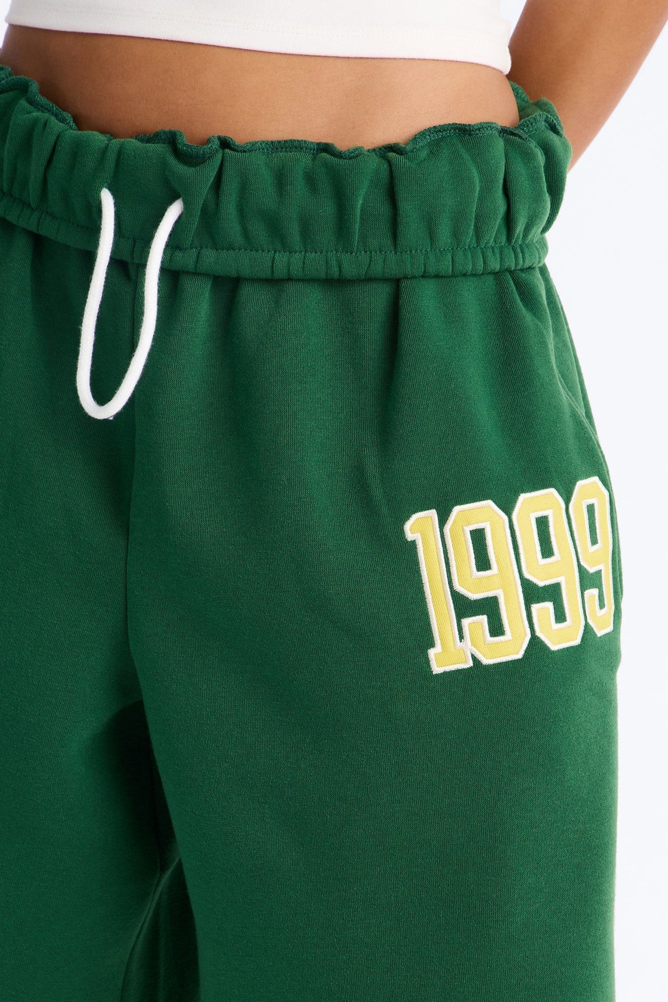 Tessa Fleece Sweatshort - Hunter NEWFASHIONEDGE