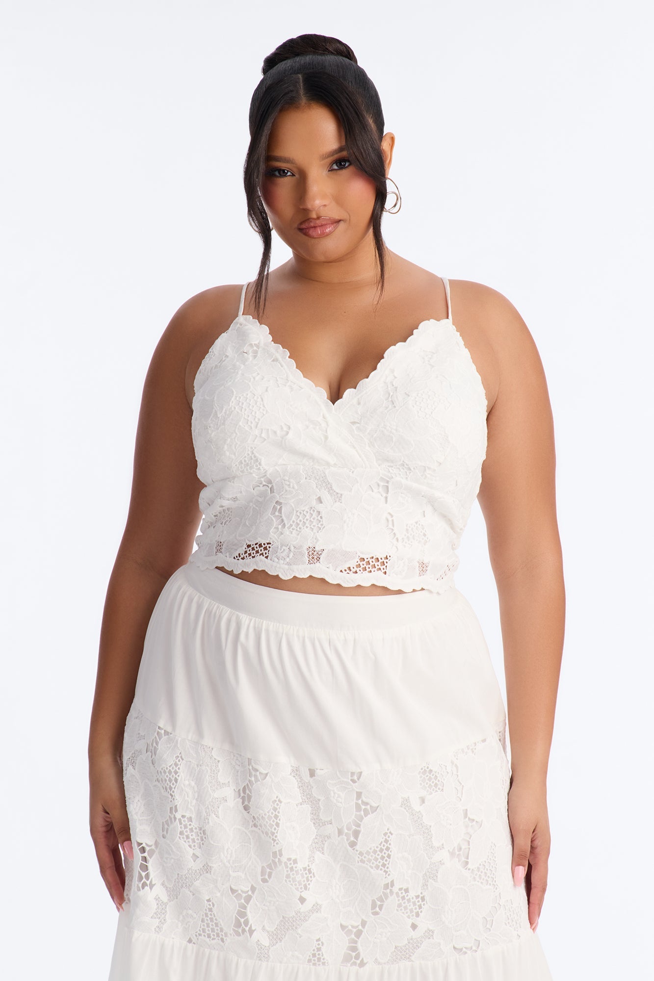 Marina Maxi Skirt Set - White Fashion Nova