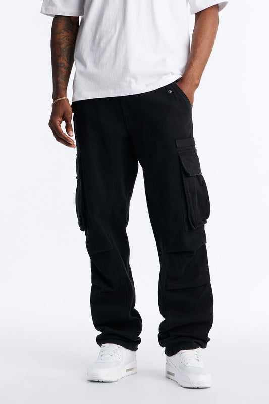 Straight Carter Point Utility Pant - Black