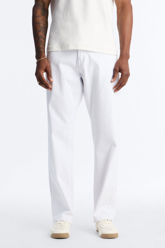 Clean Feel Straight Jean - White