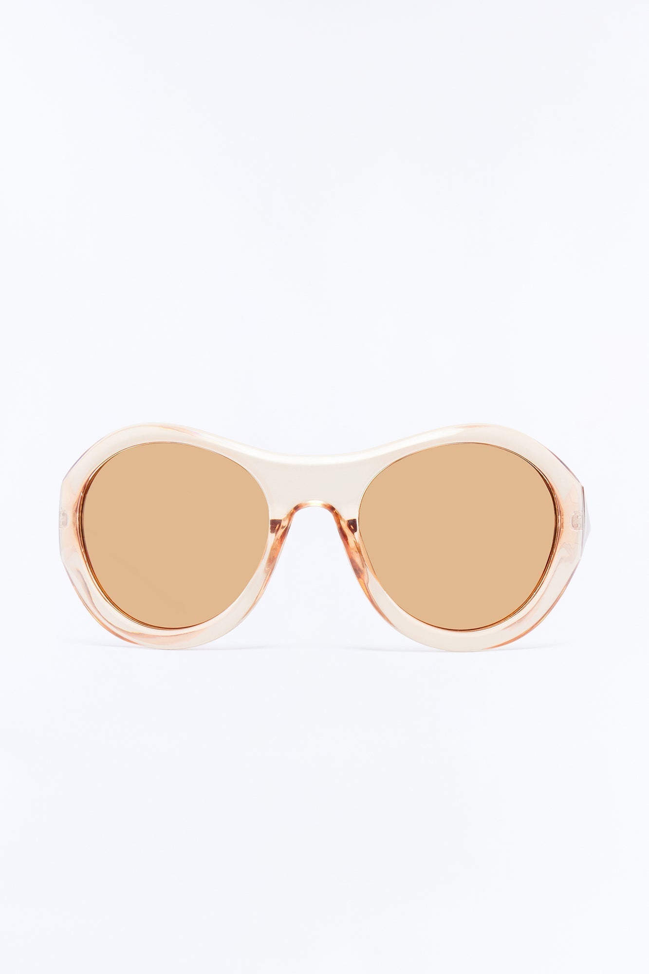 Bugged Out Sunglasses - Nude NEWFASHIONEDGE