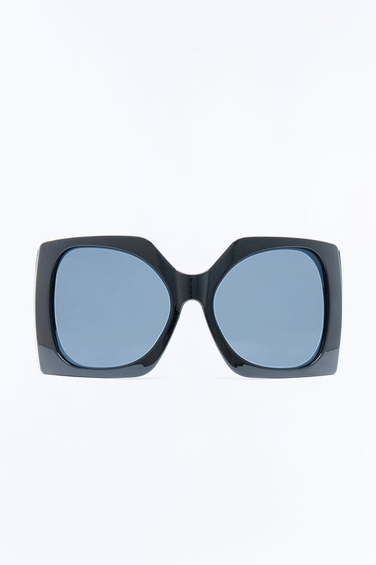 Baddie Attitude Sunglasses - Black NEWFASHIONEDGE