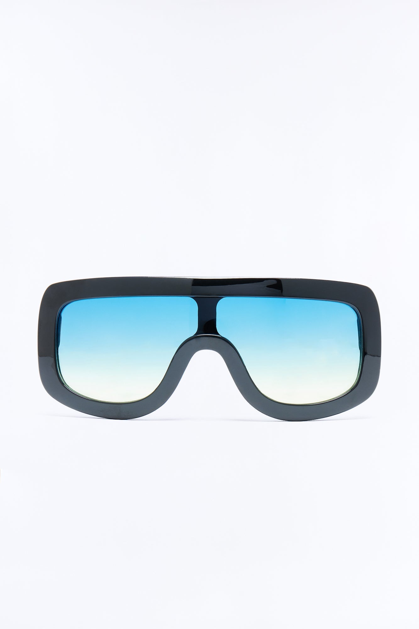 Summer Runway Sunglasses - Black/Blue NEWFASHIONEDGE