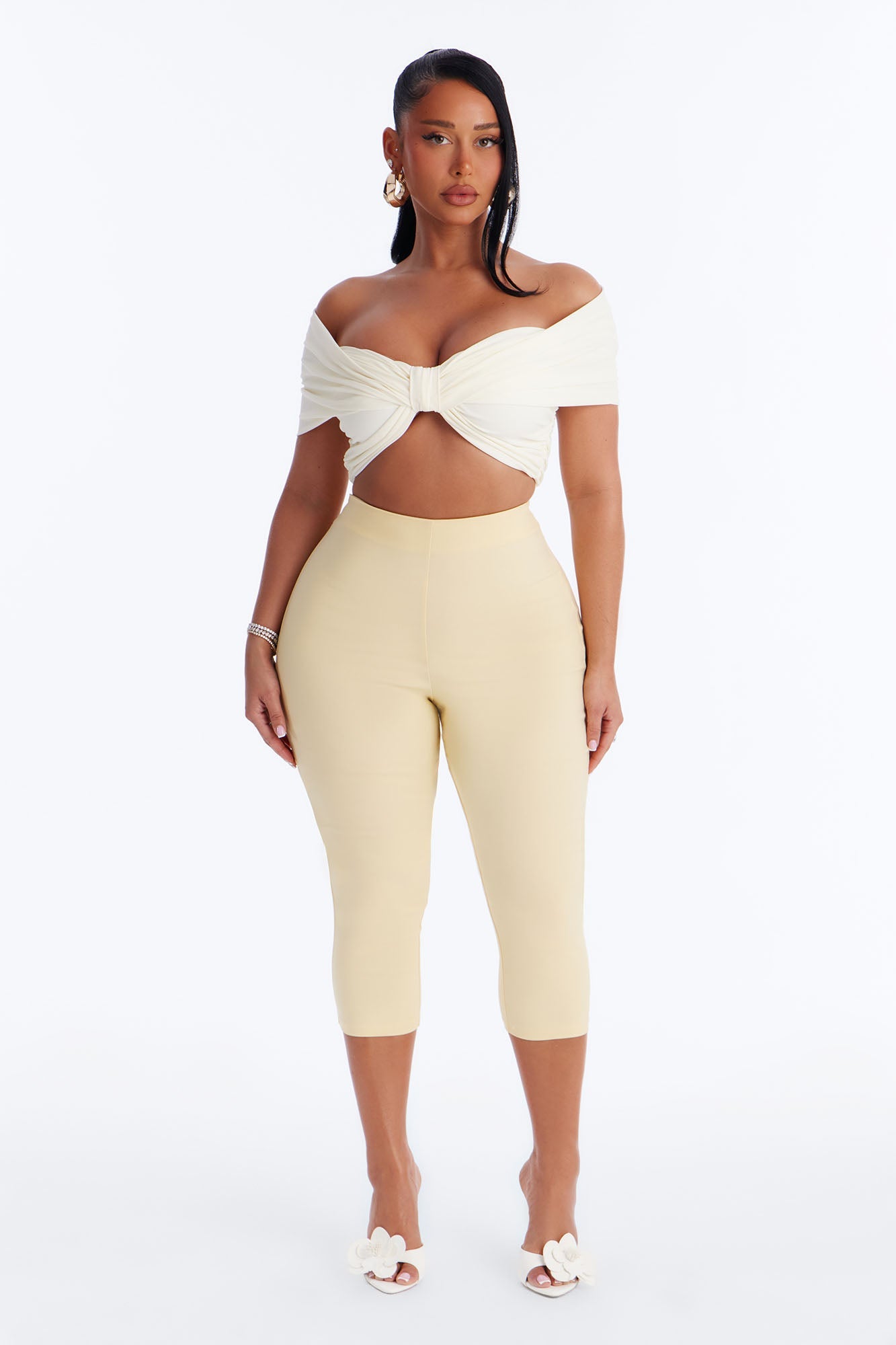 Just A Girl Capri Pant - Butter Yellow